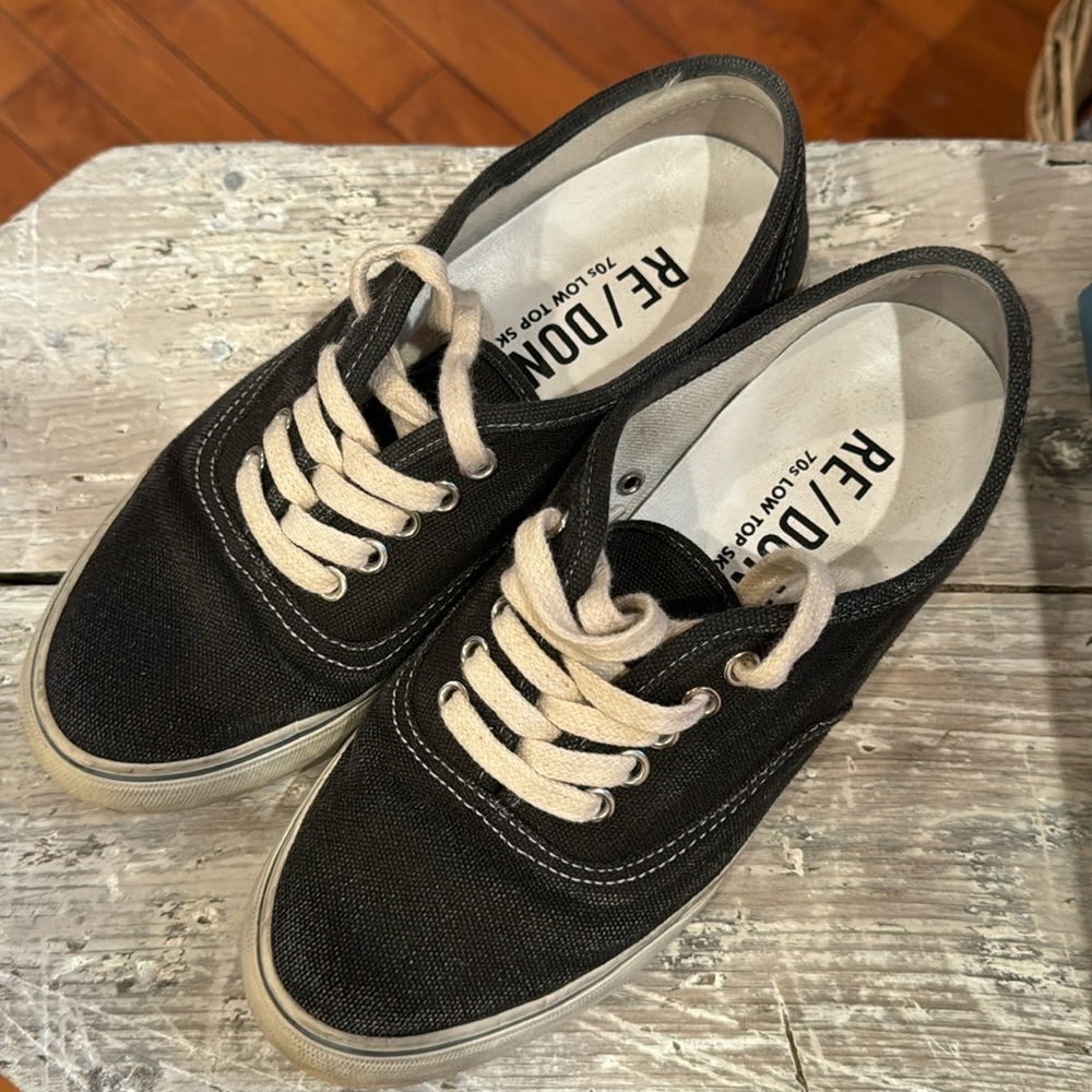 Re/Done 70s low top skate sneakers